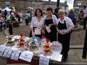 Jackie, Diane and Brenda from Massey's Tearoom - a proper traditional tea room